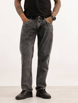 WROGN - Grey Solid/Plain Light Fade Jeans