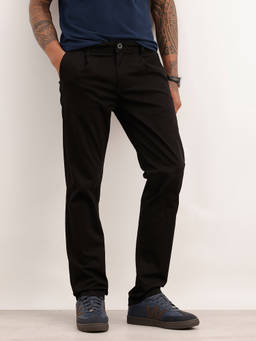 WROGN - Black Solid/Plain Slim Trouser