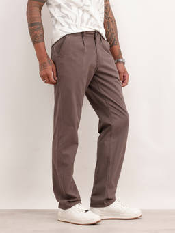 WROGN - Grey Solid/Plain Straight Trouser