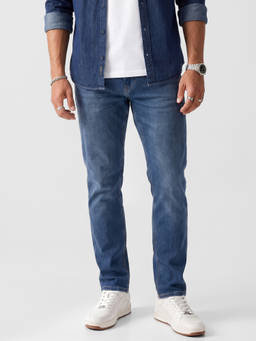 WROGN - Blue Solid/Plain Light Fade Jeans