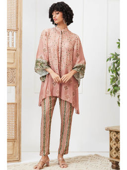 Soup by Sougat Paul - Bandej Off White Printed Kurta with Pant (Set of 2)