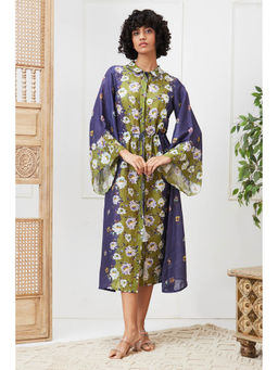 Soup by Sougat Paul - Tasnim Multi-Color Floral Midi Dress