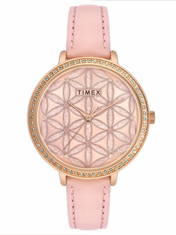 Timex - Analog Pink Dial Women Watch - TWEL14707