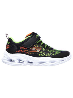 SKECHERS - Boys Vortex-Flash Black Casual LED Shoes