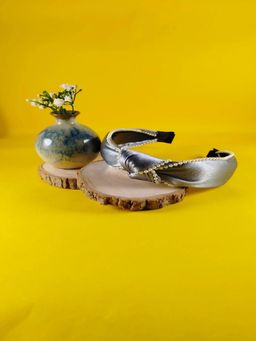 JEWELZ - Grey Colour Fashionable Hairband for Girls and Women