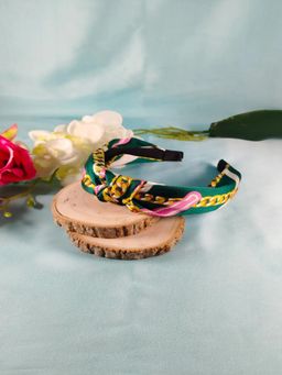 JEWELZ - Modern Print Top Knot Headbands Women