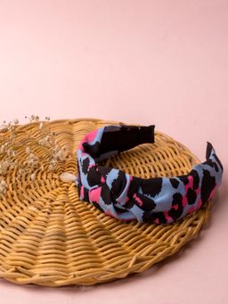 JEWELZ - Trendy Top Knot Silk Hair Bands Women