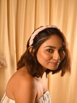 JEWELZ - Peach Colour Fancy Hair Band Women