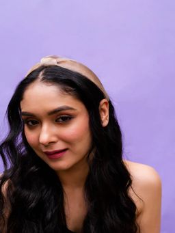 JEWELZ - Fashionable Top Knot Brown Hair Band Women