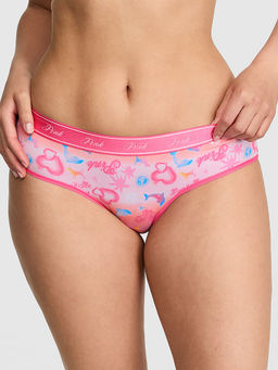 Victoria's Secret - Pink Printed Cotton Blend Regular Brief