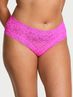 Victoria's Secret - Pink Self Design Polyamide Regular Brief