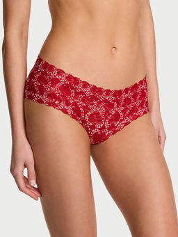 Victoria's Secret - Red Self Design Polyamide Regular Brief