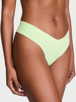 Victoria's Secret - Green Solid Polyamide Regular Thong Panty