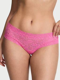 Victoria's Secret - Pink Self Design Polyamide Regular Brief