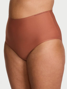 Victoria's Secret - Brown Solid Polyamide Regular Brief