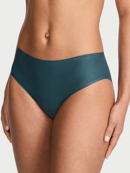 Victoria's Secret - Blue Solid Polyamide Regular Bikini Panty