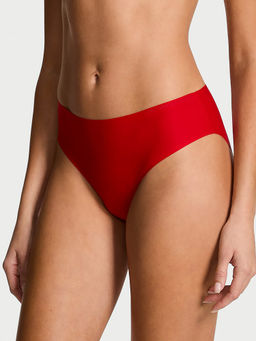 Victoria's Secret - Red Solid Polyamide Regular Bikini Panty