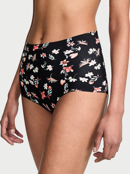 Victoria's Secret - Black Printed Polyamide Regular Brief