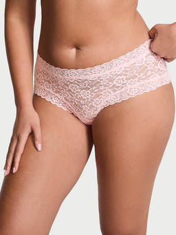 Victoria's Secret - Pink Self Design Polyamide Regular Brief