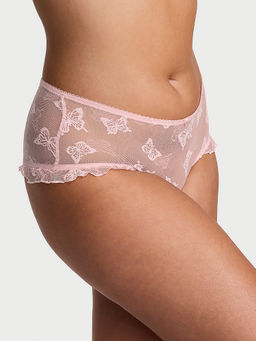 Victoria's Secret - Pink Self Design Polyamide Regular Brief