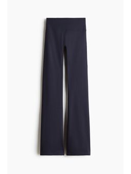 H&M - Women Blue Flared Yoga Leggings With Softmove