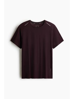 H&M - Men Wine Lightweight Cooling Running T-Shirt