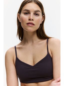 H&M - Women Purple Medium Support Sports Bra With Softmove