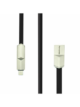 Portronics - Konnect POR-850 Micro USB Cable - 3.9 Feet (1.2 Meters) (Black)