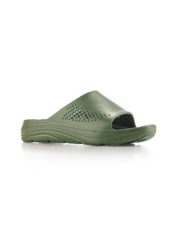 HOPPA - Men Olive Slip On Sliders