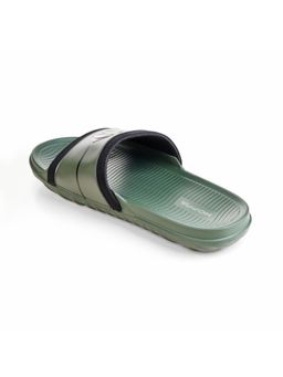 HOPPA - Men Olive Slip On Sliders