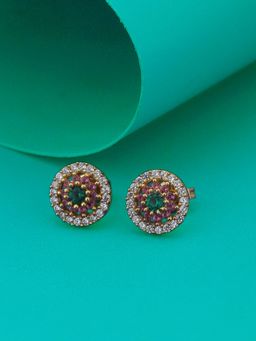 Carlton London - Circular Studs Earrings