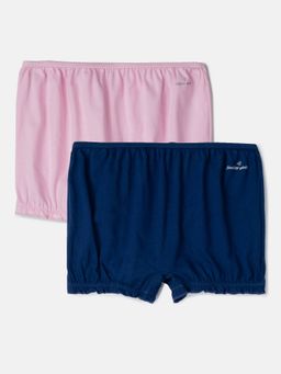 Jockey - SG06 Girls Cotton Bloomers - Fairy Tale & Blue Depths (Pack of 2)
