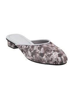 Mochi - Womens Grey Mules Mochi Plain Grey Mules