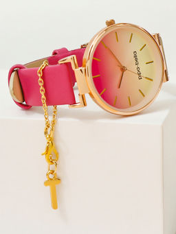 Pipa Bella by Nykaa Fashion - Gold-Plated T Initial Watch Charm