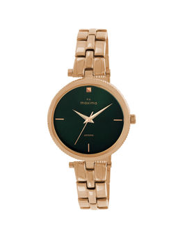 PA Maxima - Attivo Analog Watch for Women in Green Dial Color
