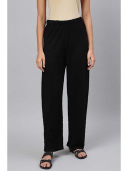 Aurelia - Black Straight Casual Pant
