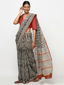 Fabindia - Cotton Bagru Print Sari