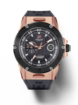 NSQUARE - Dynamic Race Automatic 21 Jewels Grey Round Dial Mens Watch G0553N61.3 (M)