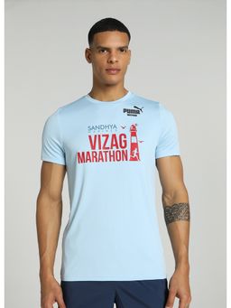 Puma - Vizag Marathon Mens Blue T-Shirt