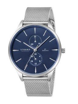 Strand by Obaku - Beaufort Blue Dial Multifunction Watch For Men (S703GMCLMC)