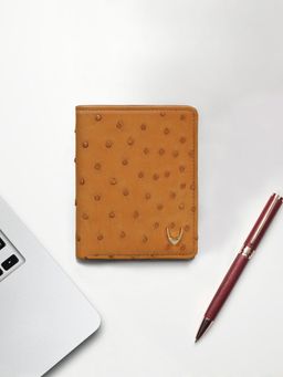 Hidesign - Men Tan Textured Wallet