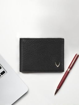 Hidesign - Men Black Textured Wallet