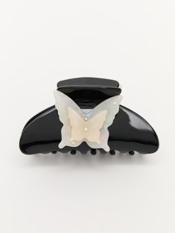 Pomelo - Butterfly Hair Claw - Black/White