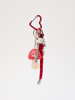 Pomelo - Mushroom Keyring - Candy Red