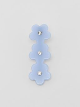 Pomelo - Floral Hair Clip - Baby Blue