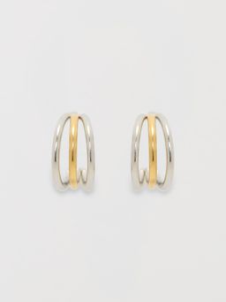 Pomelo - Twist Hoop Earrings - Multi Color