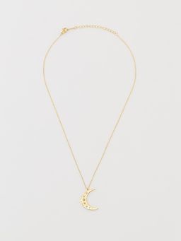 Pomelo - Moon Charm Necklace - Multi Color