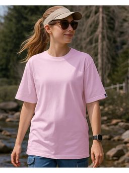 Bewakoof - Women Pink Oversized T-Shirt