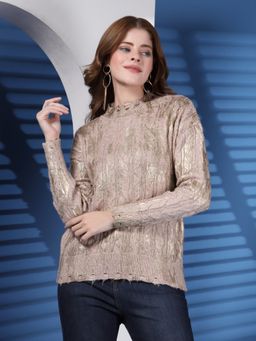 Juelle - Beige Women Pullover Sweater