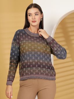 Juelle - Multi-Color Women Pullover Sweater